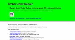 Desktop Screenshot of joist-repair.co.uk