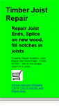 Mobile Screenshot of joist-repair.co.uk